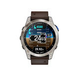 Garmin D2 Mach 1 Aviator Smartwatch with Oxford Brown Leather Band