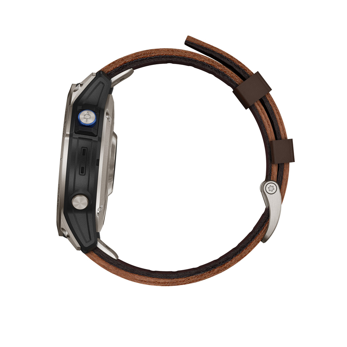 Garmin D2 Mach 1 Aviator Smartwatch with Oxford Brown Leather Band