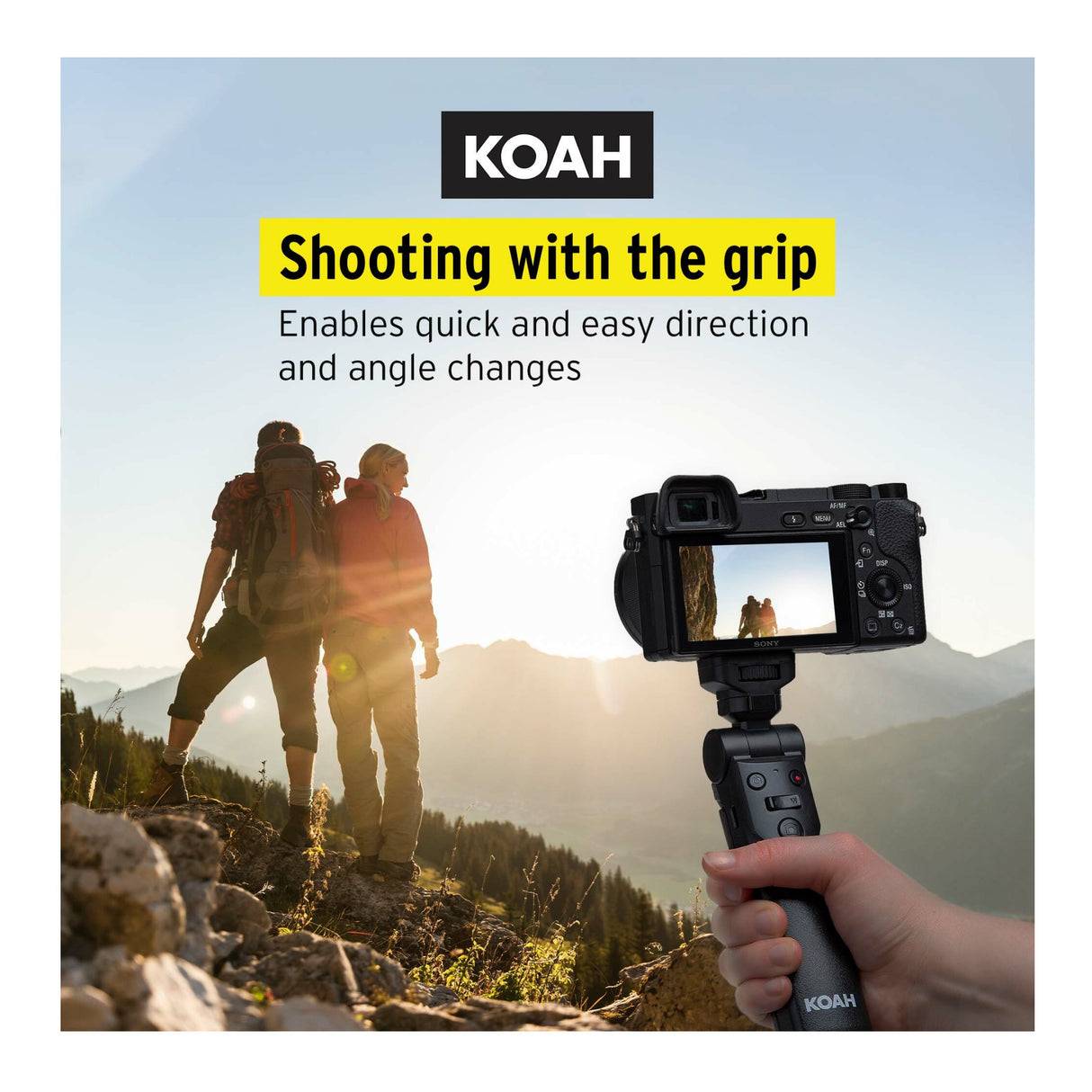 Koah Vlogging Camera Grip and Tripod for Content Creators