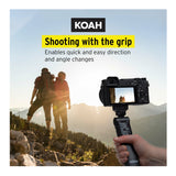 Koah Vlogging Camera Grip and Tripod for Content Creators