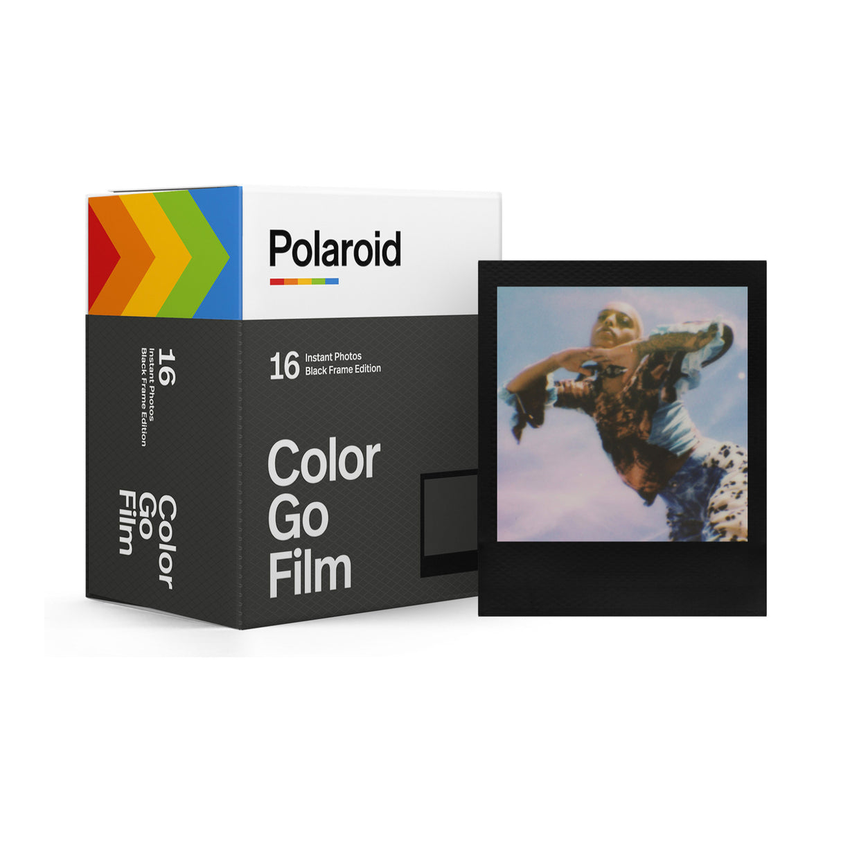 Polaroid Go Color Film Double Pack (Black Frame Edition, 5-Pack) with Storage Box