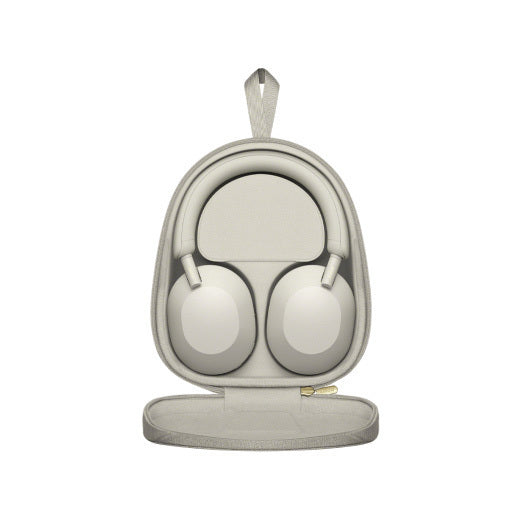 Sony WH-1000XM5 Wireless Noise Canceling Over-Ear Headphones (Silver) with 10,000mAh Power Bank