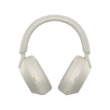 Sony WH-1000XM5 Wireless Noise Canceling Over-Ear Headphones (Silver) with 10,000mAh Power Bank