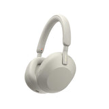 Sony WH-1000XM5 Wireless Noise Canceling Over-Ear Headphones (Silver) with 10,000mAh Power Bank