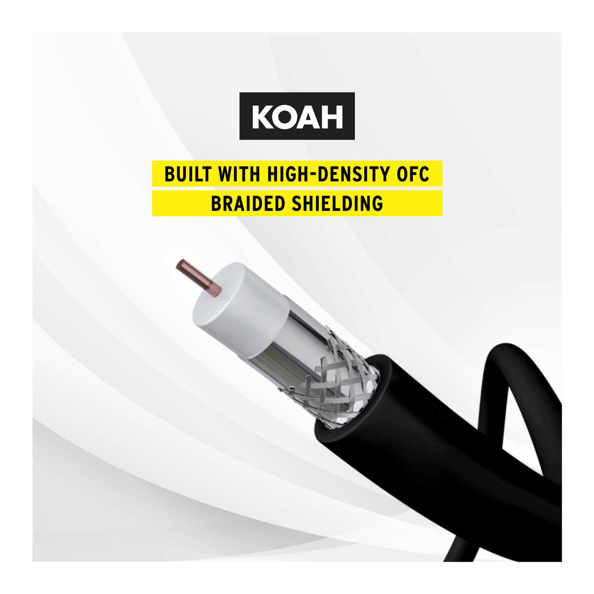 Koah Pro 3G-SDI BNC Male to BNC Male Video Cable, 6 Feet Coaxial Cable (Open Box)