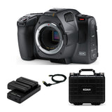 Blackmagic Pocket Cinema Camera 6K G2 Bundle with Hard Case and Accessories