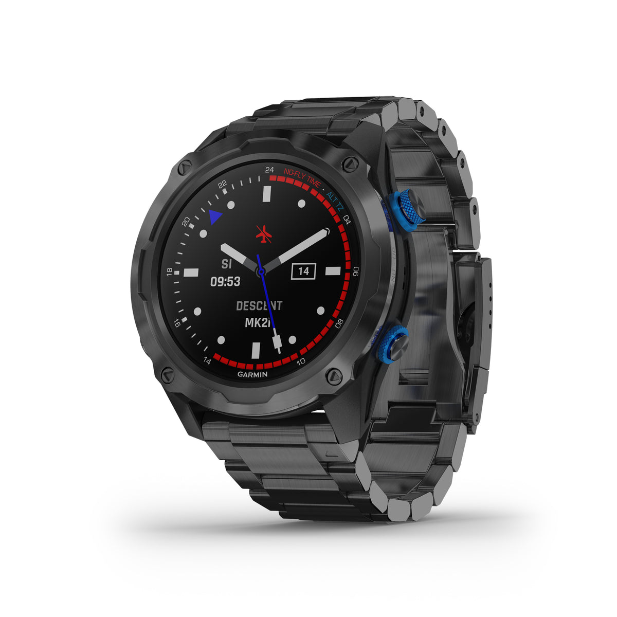 Garmin Descent Mk2i with DLC Titanium Band (Carbon Gray)