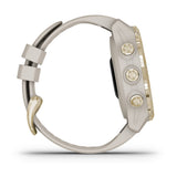 Descent Mk2S GPS Diving Smartwatch (43mm, Light Gold/Light Sand Silicone Band)