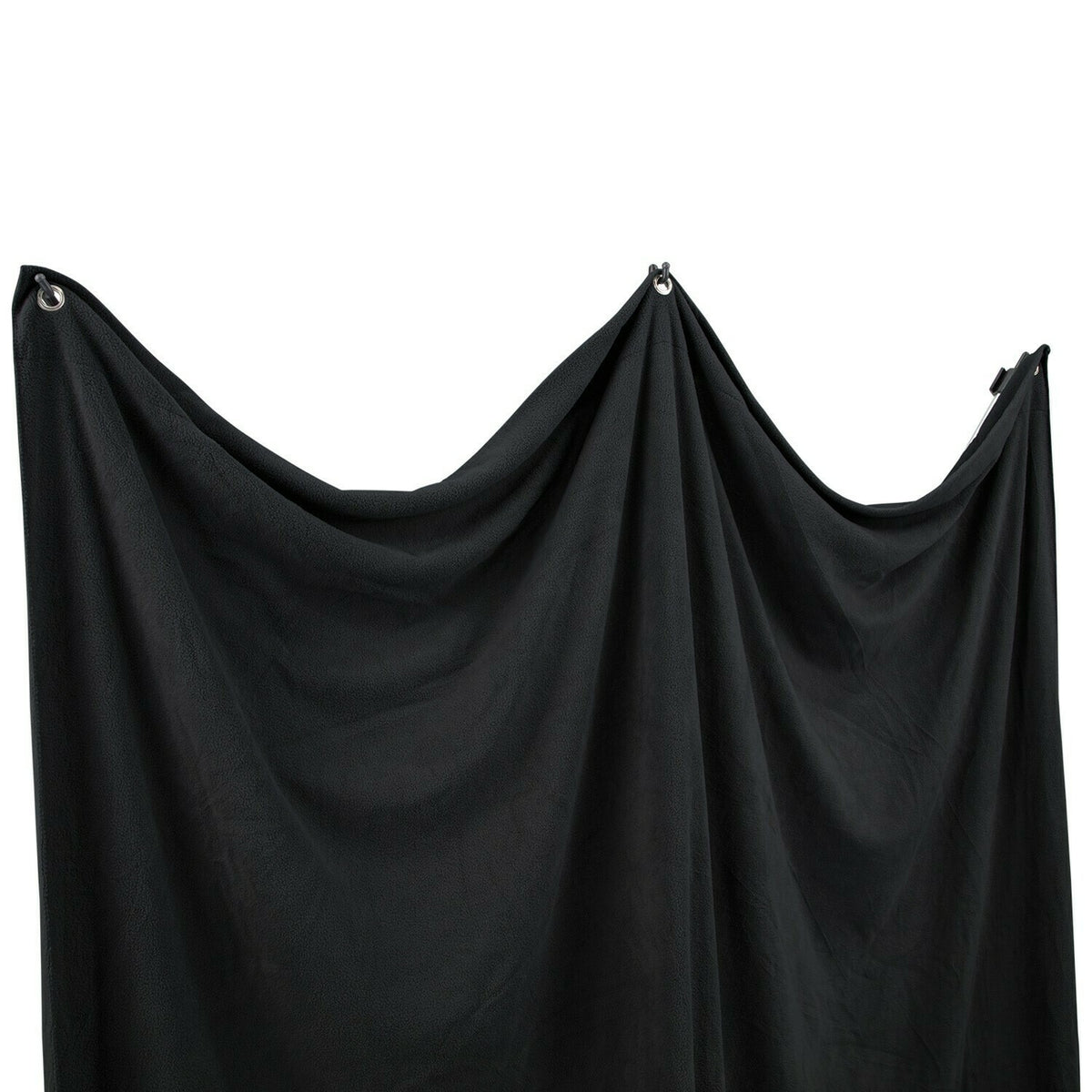 Westcott X-Drop Pro Wrinkle-Resistant 8 x 8 Feet Backdrop (Rich Black)