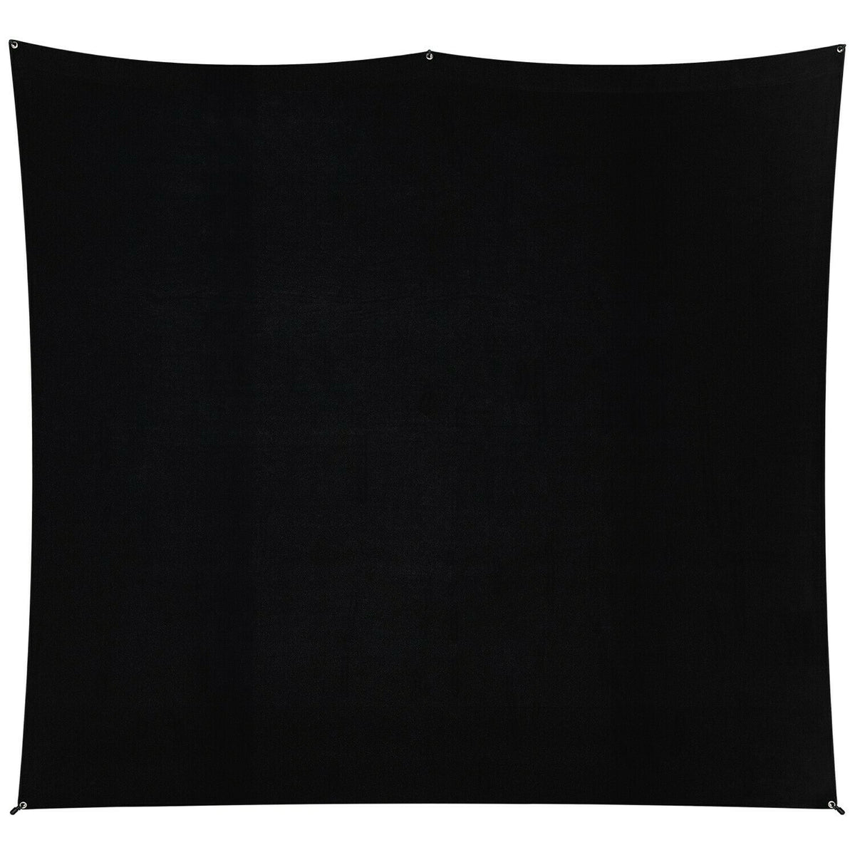 Westcott X-Drop Pro Wrinkle-Resistant 8 x 8 Feet Backdrop (Rich Black)