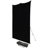 Westcott X-Drop Pro Wrinkle-Resistant 8 x 8 Feet Backdrop (Rich Black)