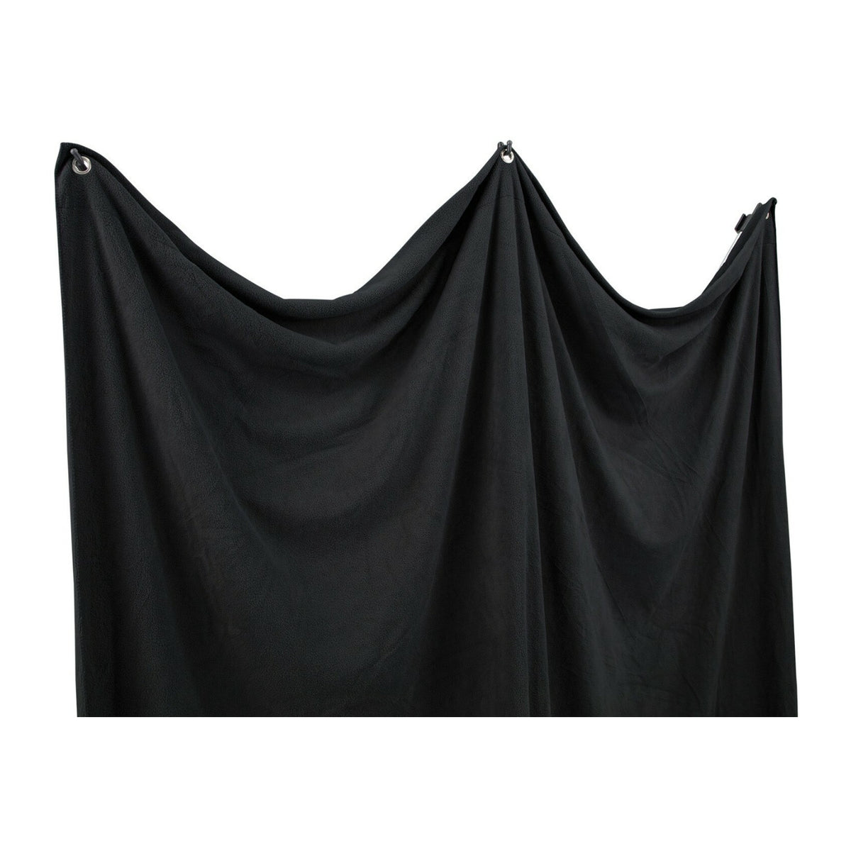 Westcott X-Drop Pro Wrinkle-Resistant 8 x 13 Inch Backdrop Sweep (Rich Black)