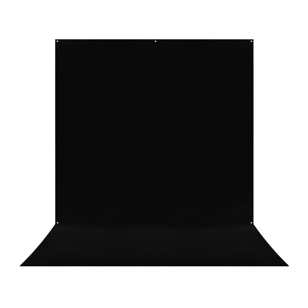 Westcott X-Drop Pro Wrinkle-Resistant 8 x 13 Inch Backdrop Sweep (Rich Black)