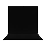 Westcott X-Drop Pro Wrinkle-Resistant 8 x 13 Inch Backdrop Sweep (Rich Black)