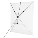 Westcott X-Drop Pro Wrinkle-Resistant 8 x 8 Feet Backdrop (High Key White)