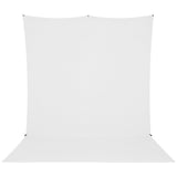 Westcott X-Drop Pro Wrinkle-Resistant Backdrop Kit White Sweep (8x13) Feet