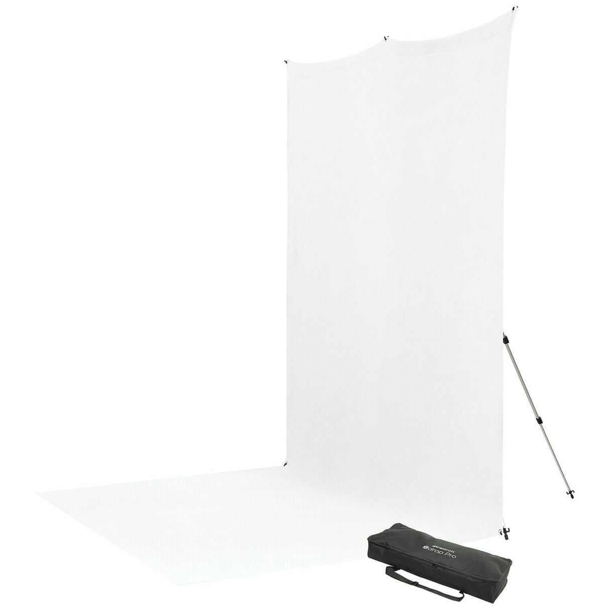 Westcott X-Drop Pro Wrinkle-Resistant Backdrop Kit White Sweep (8x13) Feet