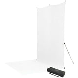 Westcott X-Drop Pro Wrinkle-Resistant Backdrop Kit White Sweep (8x13) Feet