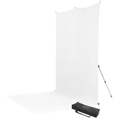 Westcott X-Drop Pro Wrinkle-Resistant Backdrop Kit White Sweep (8x13) Feet