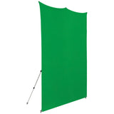 Westcott X-Drop Pro Wrinkle-Resistant Backdrop Kit Chroma Key Green Screen (8x8) Feet