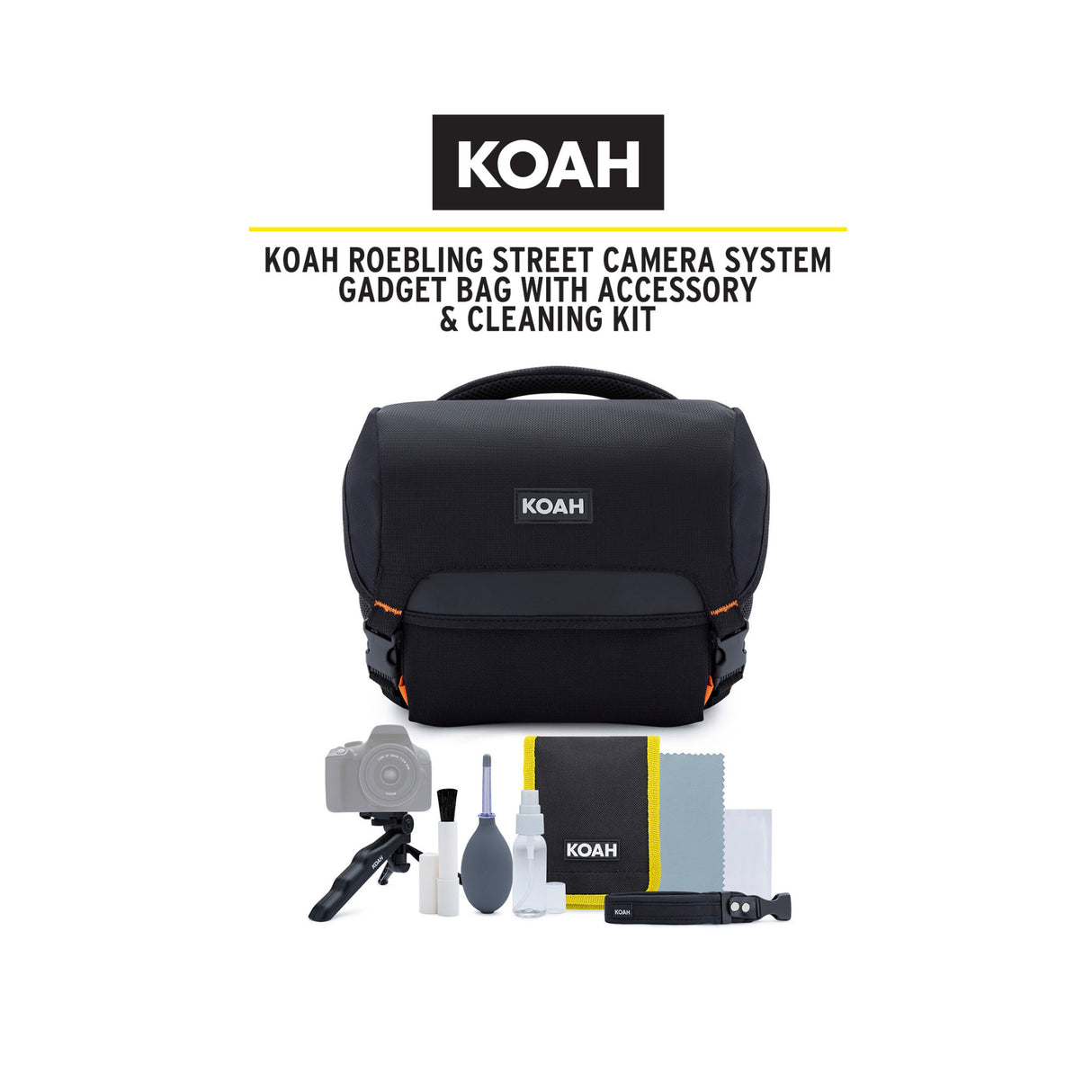 Koah Roebling Street Camera System Gadget Bag with Accessory & Cleaning Kit