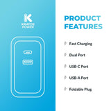 Kratos Power 30W PD Two-Port Power Adapter