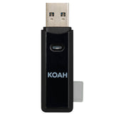 Koah Pro 2-in-1 USB 3.0 Memory Card Reader for SDXC, SDHC, SD, Micro SDXC, Micro SD, Micro SDHC Card