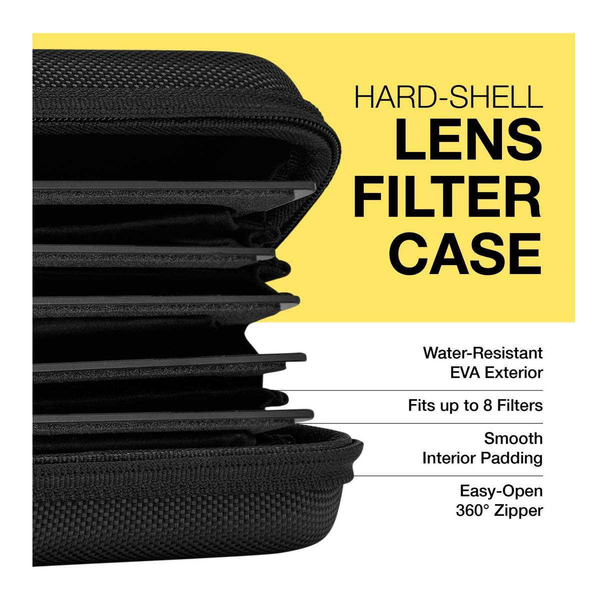 Koah Hard-Shell Filter Case (Fits 8 Filters up to 95mm)