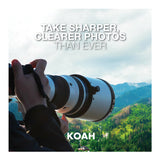 Koah 95mm Circular Polarizing and UV Protective Lens Filter Bundle