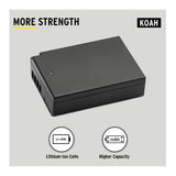 Koah PRO Canon LP-E10 Rechargeable Replacement 1600mAh Battery and Charger