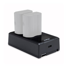 Koah Dual USB-C Charger with LCD Display for Nikon EN-EL15 Battery