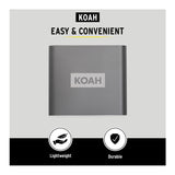 Koah Pro USB 3.2 Type-C Connector 10Gbps CFexpress Type B Card Reader with 2 Cables