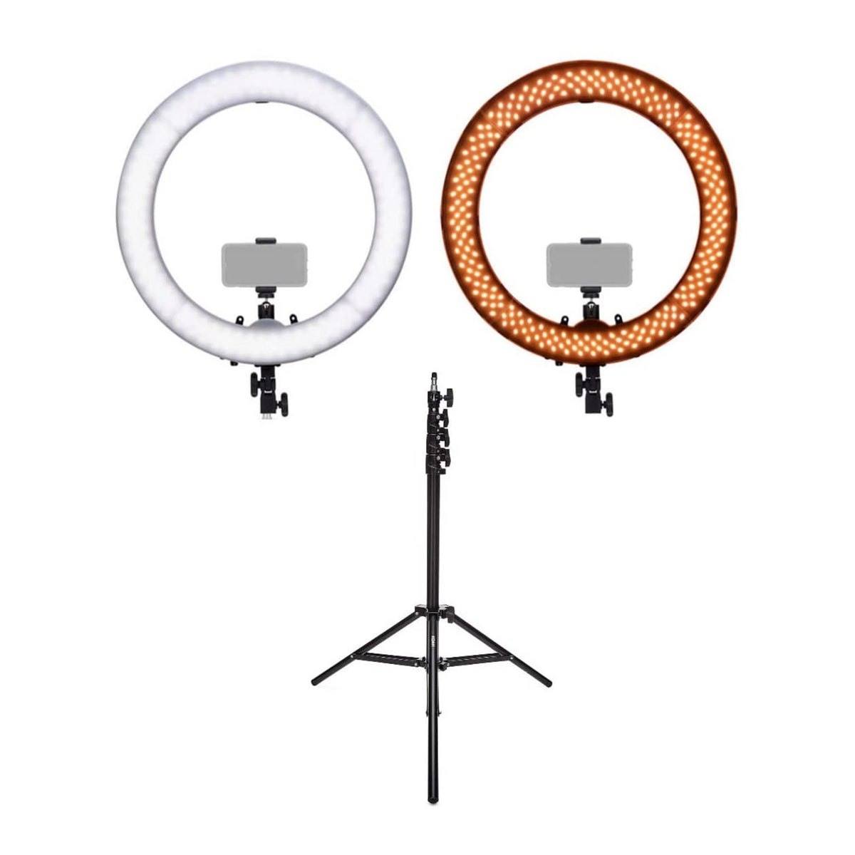 Koah SOL SPHERE 19" 55W Ring Light Kit with Carrying Bag and Smartphone Holder for Content Creation