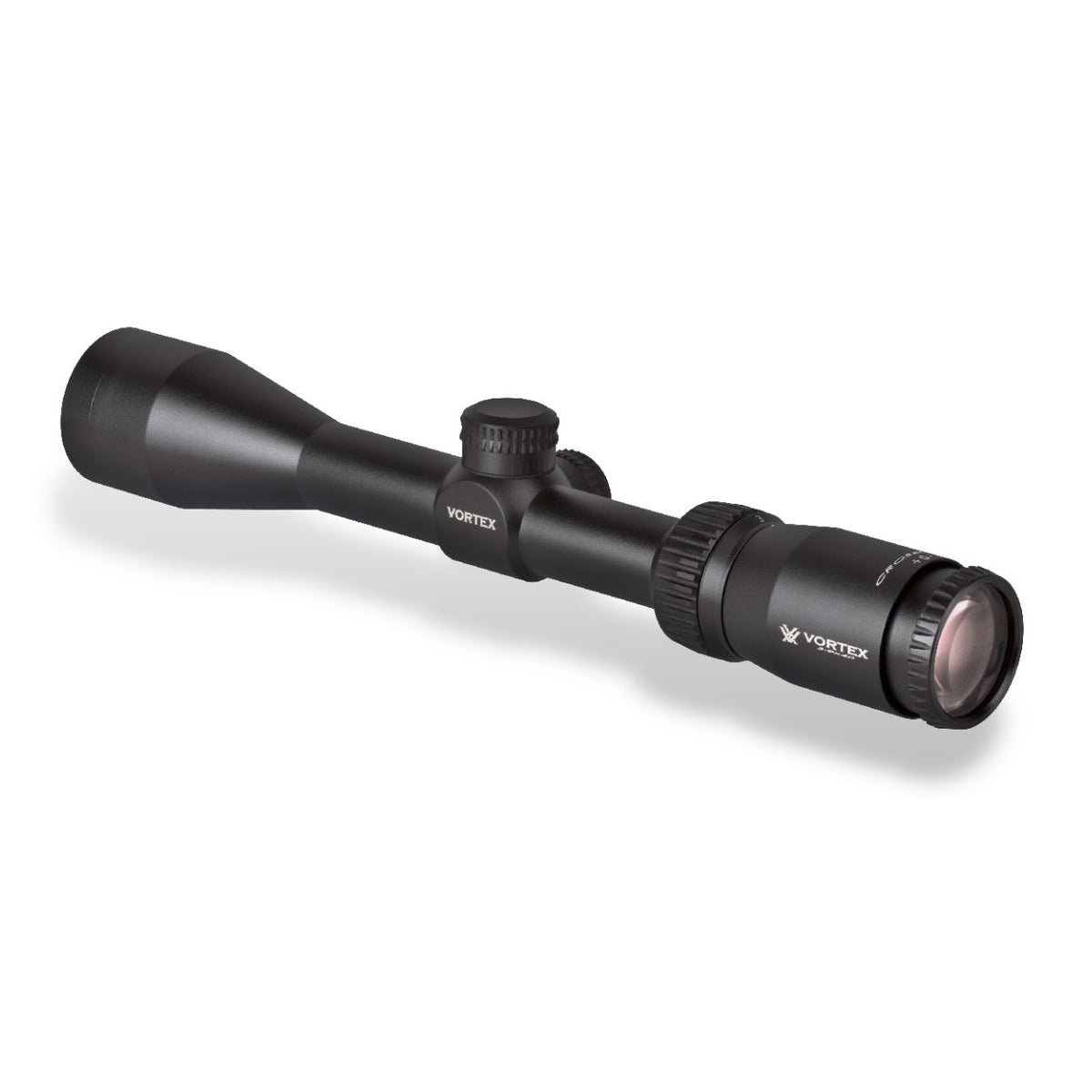 Vortex Crossfire II 3-9x40 Riflescope (V-Plex MOA Reticle) with 1-inch Scope Rings and Hat