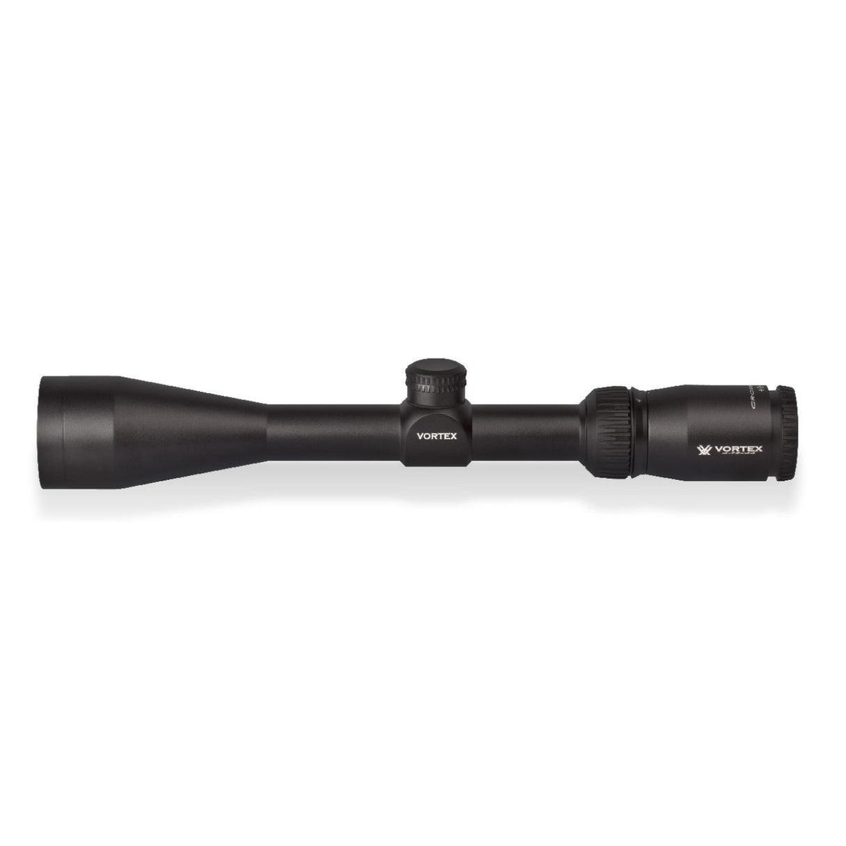 Vortex Crossfire II 4-12x44 Riflescope (V-Plex MOA Reticle) with 1-inch Scope Rings and Hat
