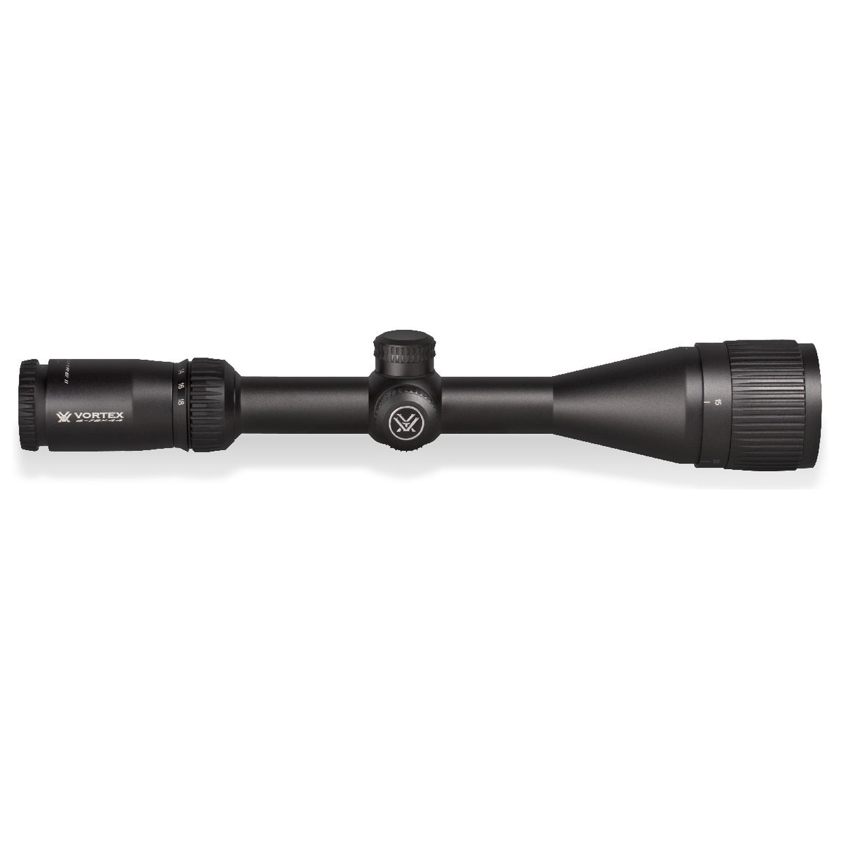 Vortex Crossfire II 6-18x44 AO Riflescope (Dead-Hold BDC MOA Reticle) with 1inch Scope Rings and Hat