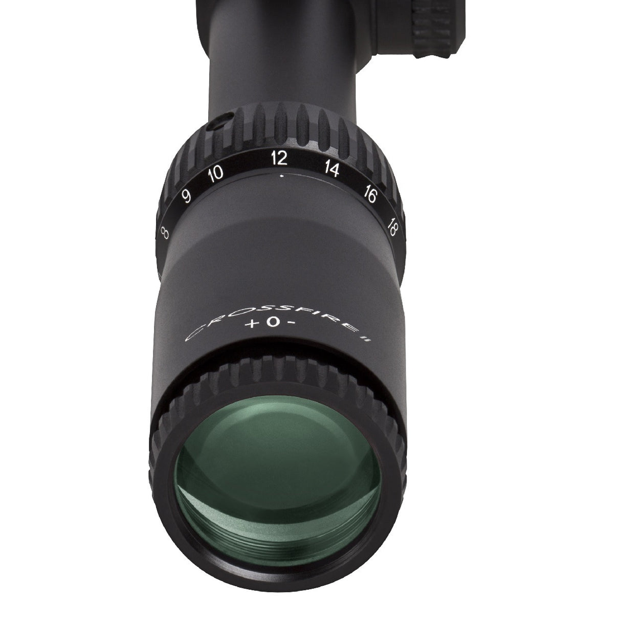 Vortex Crossfire II 6-18x44 AO Riflescope (Dead-Hold BDC MOA Reticle) with 1inch Scope Rings and Hat