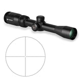 Vortex Crossfire II 2-7x32 Riflescope (V-Plex MOA Reticle) with1-inch Riflescope Rings and Hat
