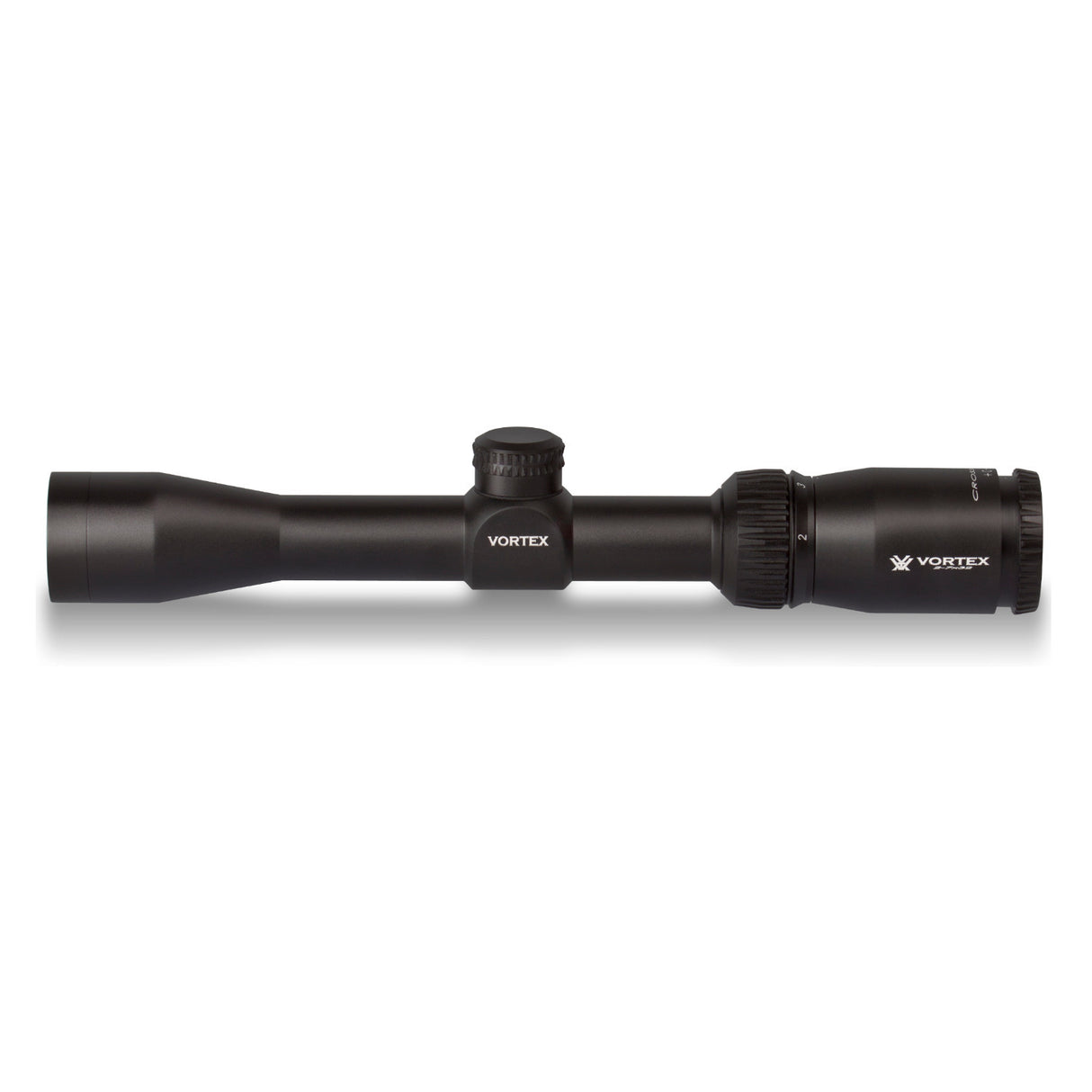 Vortex Crossfire II 2-7x32 Riflescope (V-Plex MOA Reticle) with1-inch Riflescope Rings and Hat