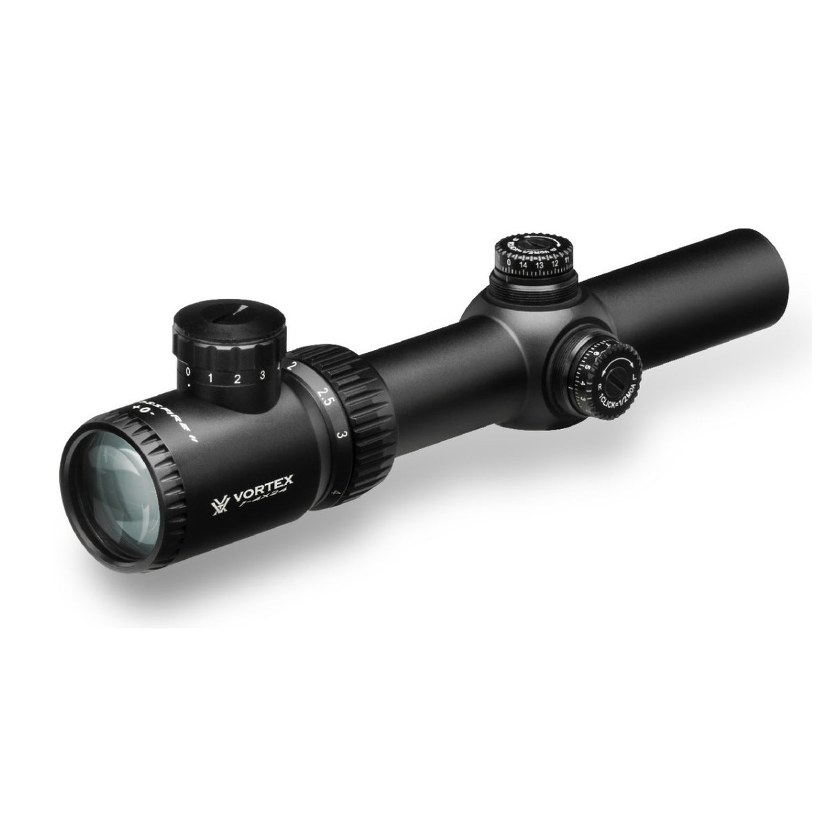 Vortex Crossfire II 1-4x24 Riflescope (V-Brite MOA Reticle) With 30mm Riflescope Mount and Hat