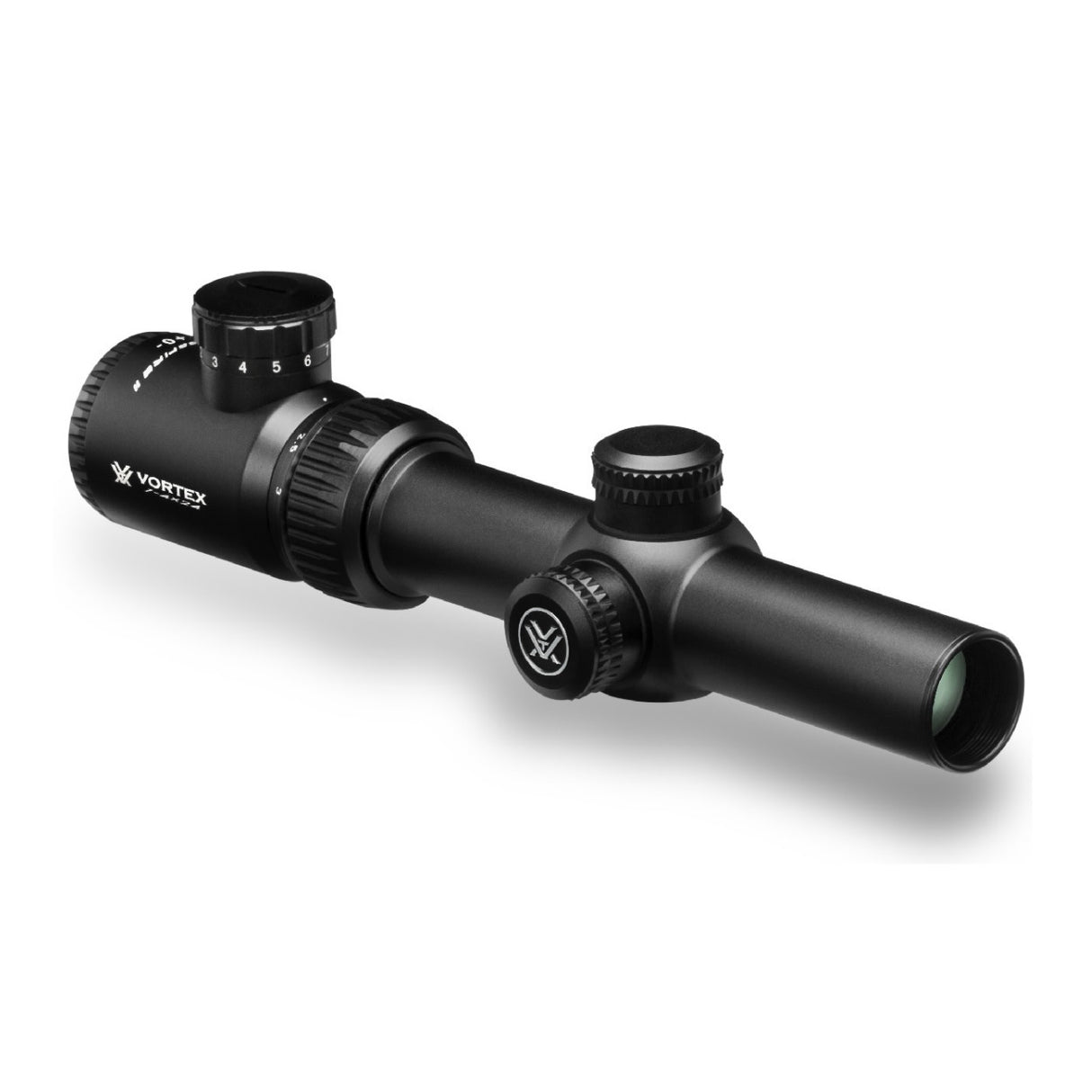 Vortex Crossfire II 1-4x24 Riflescope (V-Brite MOA Reticle) With 30mm Riflescope Mount and Hat