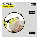 Koah PRO Pre-Moistened Lens Cleaning Wipes (400-Pack)