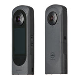 Ricoh Theta X 360-Degree Camera Bundle with Lens Cap for Theta X and Photo, Video and Art Software