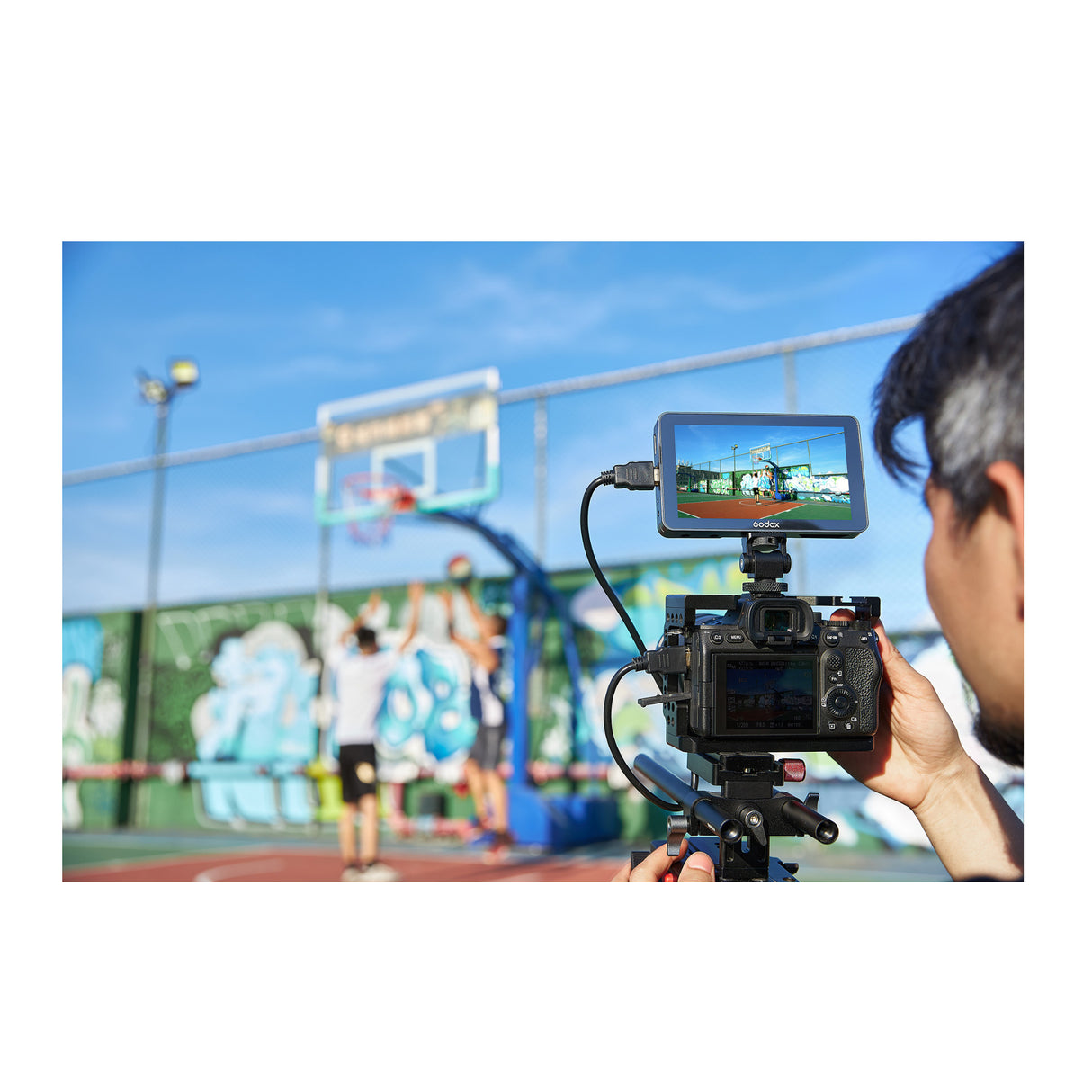 Godox 5.5" 4K HDMI Ultra Bright On-Camera Monitor