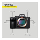Sony Alpha a7 III Mirrorless Digital Camera (Body Only) Bundle with Accessories