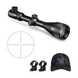 Vortex Crossfire II 3-12x56 AO Hog Hunter Riflescope with 30mm Riflescope Rings 2-Piece Set and Hat