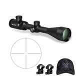 Vortex Crossfire II 3-9x50 Riflescope (V-Brite MOA Reticle) with 1-Inch Riflescope Rings and Hat