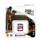 Kingston Canvas React Plus 256GB U3 V90 SDXC UHS-II SD Card