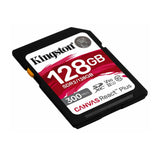 Kingston Canvas React Plus 128GB U3 V90 SDXC UHS-II SD Card