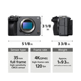 Sony Alpha FX3 Cinema Line Full-frame Camera (Body Only) Bundle